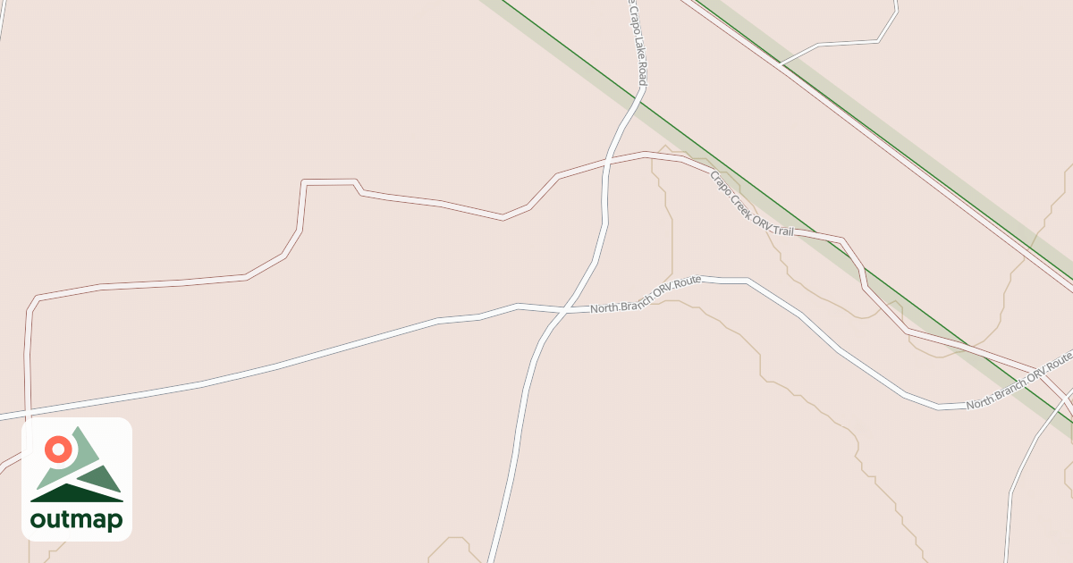 Map of Crapo Creek Trail