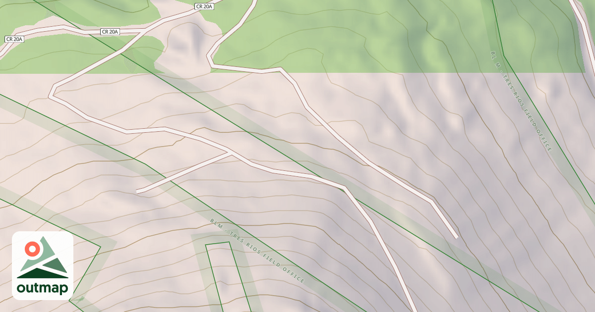 Map of BLM National GTLF Public Motorized Roads 6ae1d257-5063-4ebd-958e-cabf119f7877