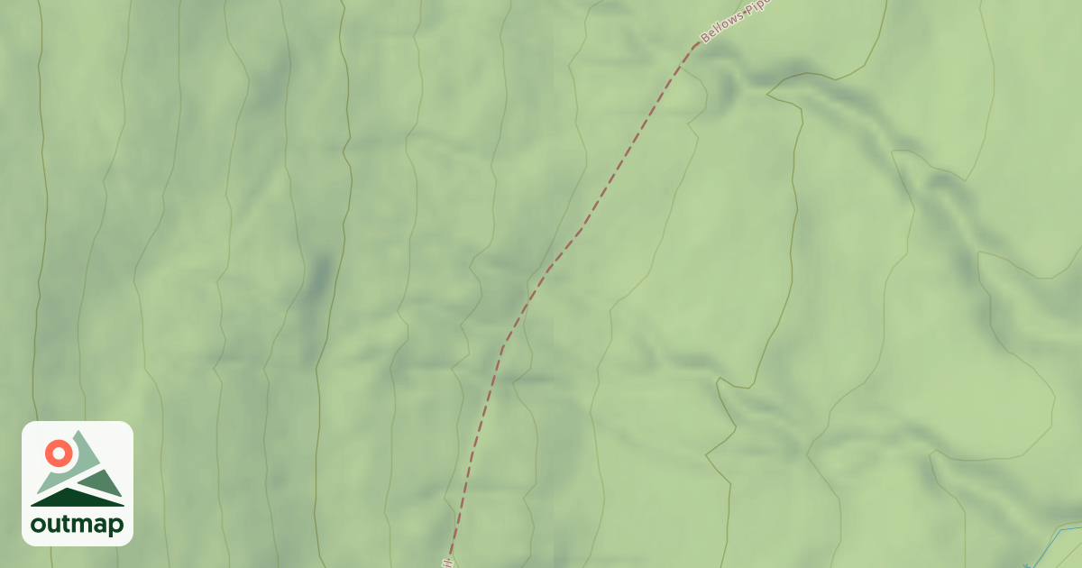 Map of Bellows Pipe Trail
