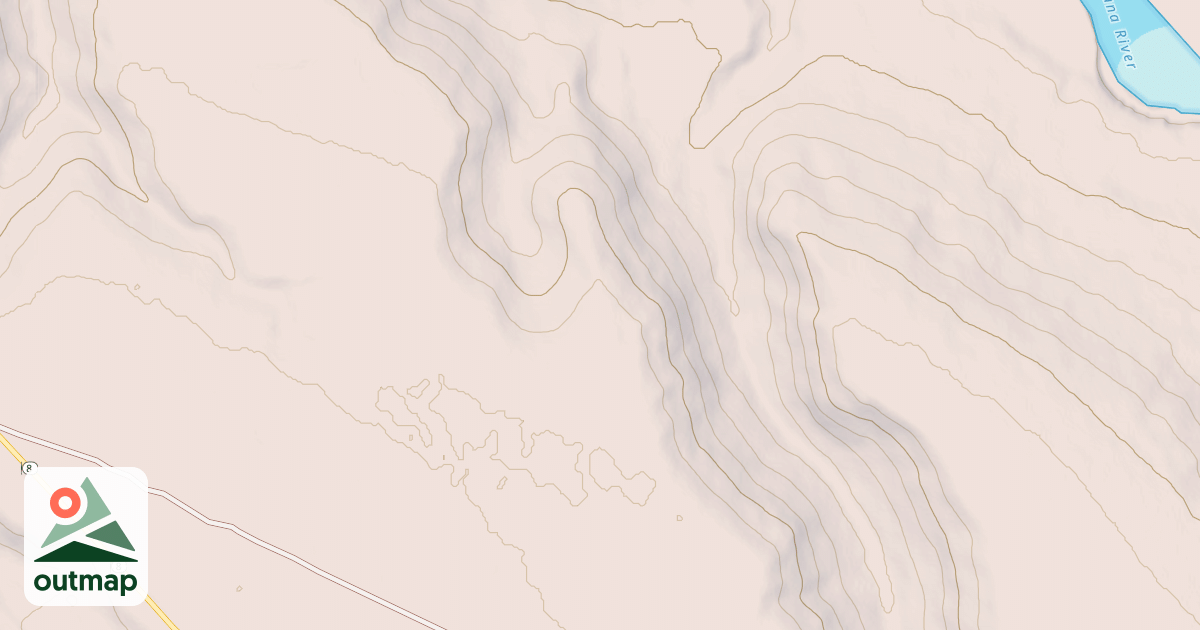 Map of 109 Mile North Diablo