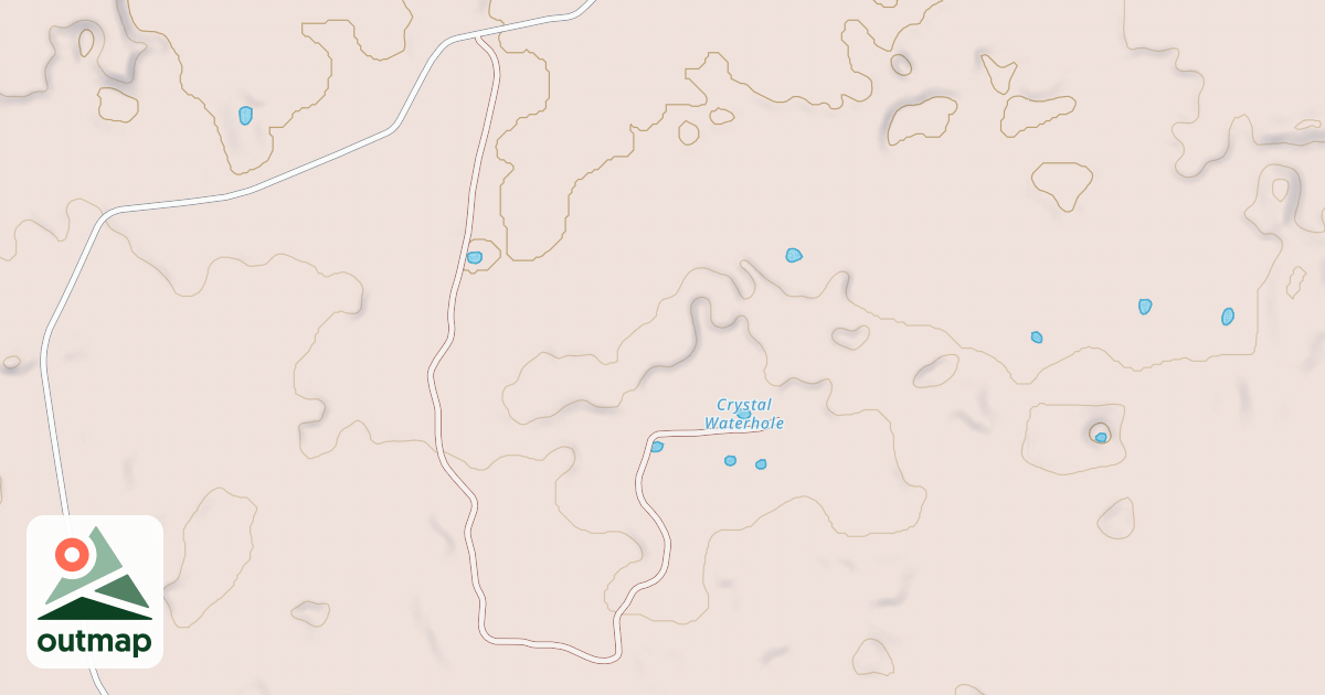 Map of CRYSTAL WATER HOLE