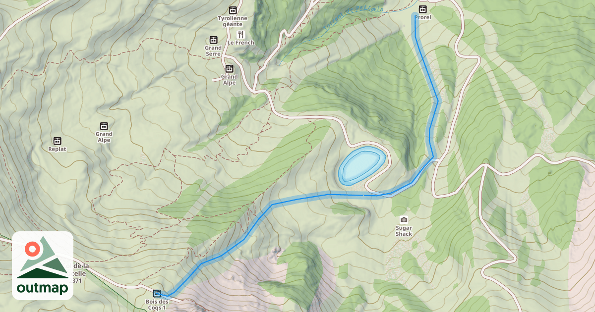 Map of Petit Alpe