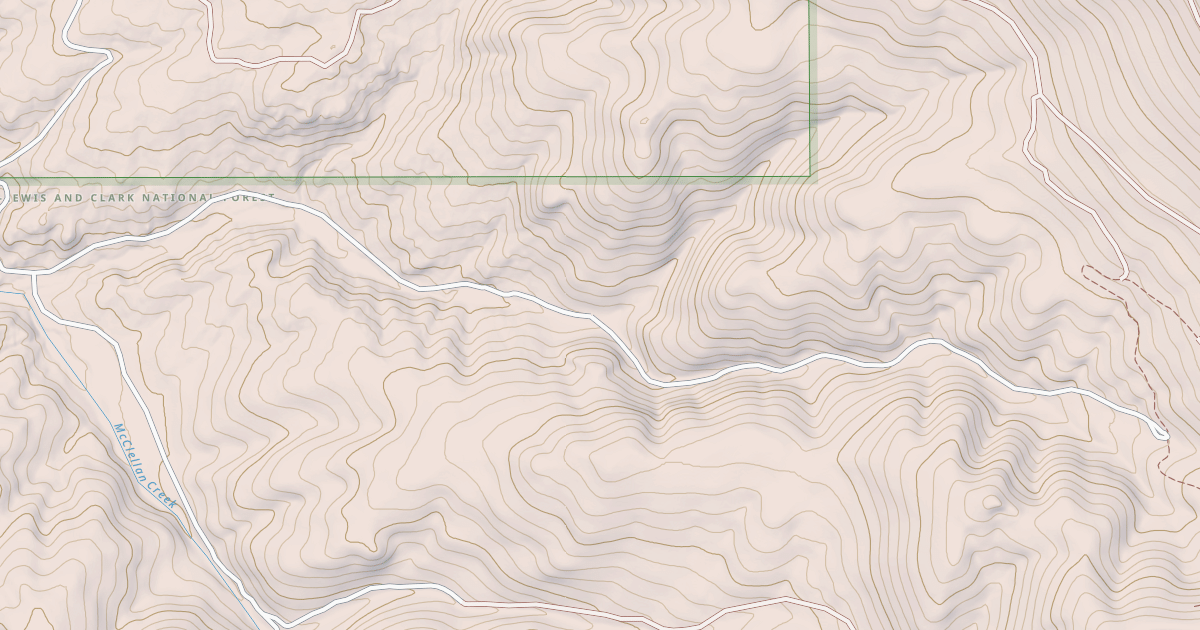 Map preview of CRYSTAL CREEK