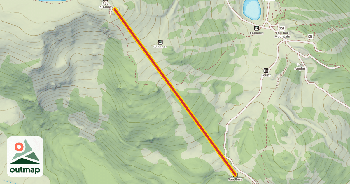Map of San Père