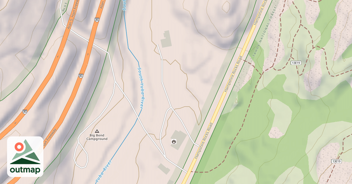 Map of BIG BEND RESIDENCE