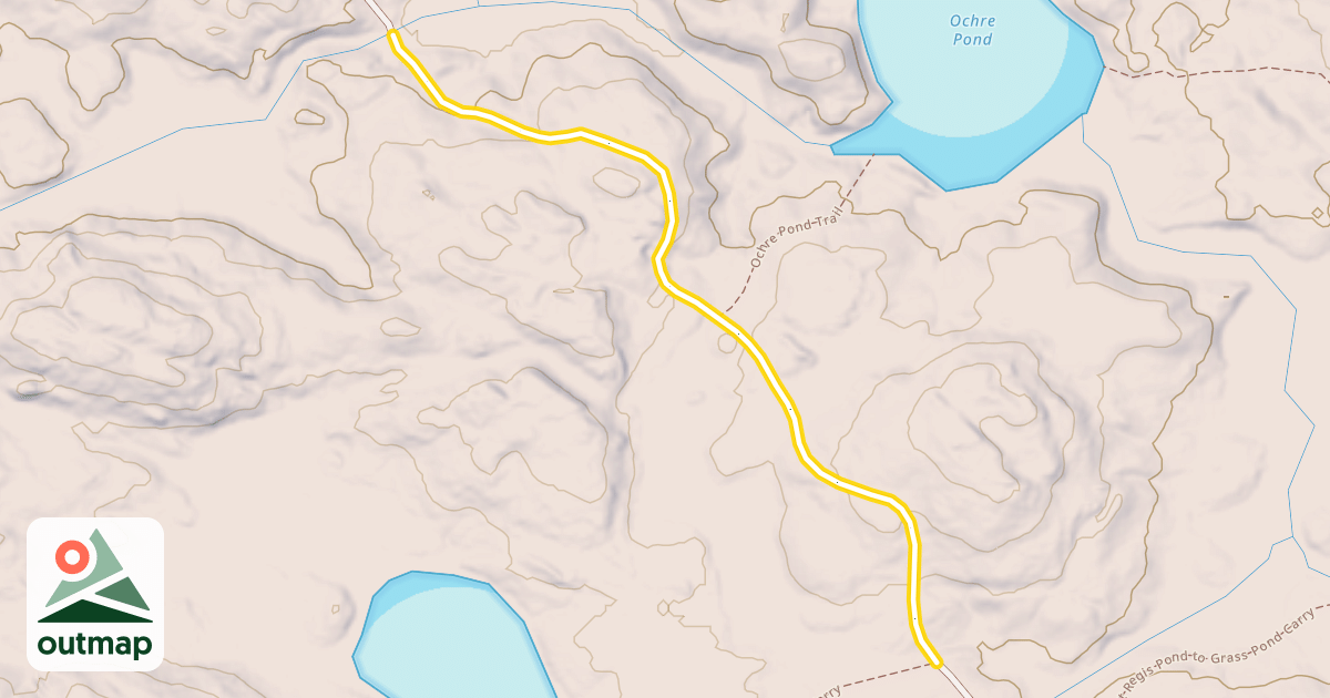 Map of Fish Pond Truck Trail