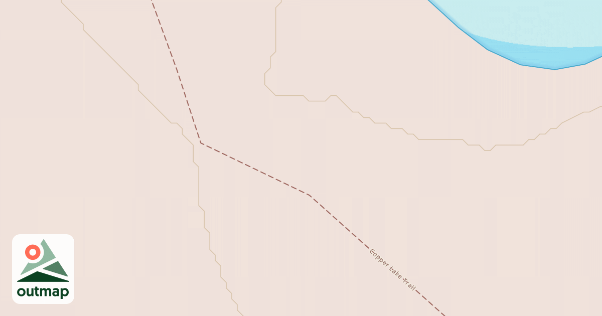 Map of Copper Lake Trail