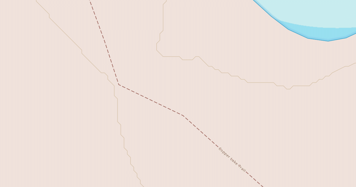 Map preview of Copper Lake Trail