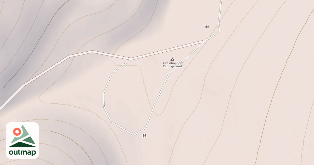 Map of GRASSHOPPER CAMPGROUND