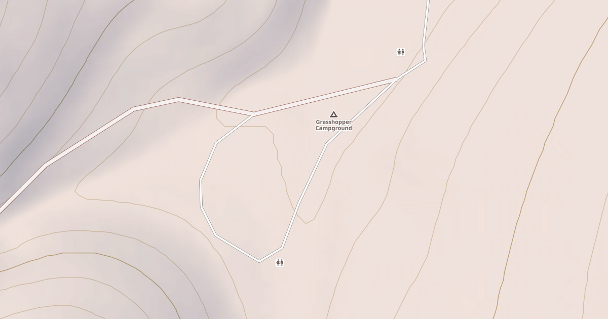 Map preview of GRASSHOPPER CAMPGROUND