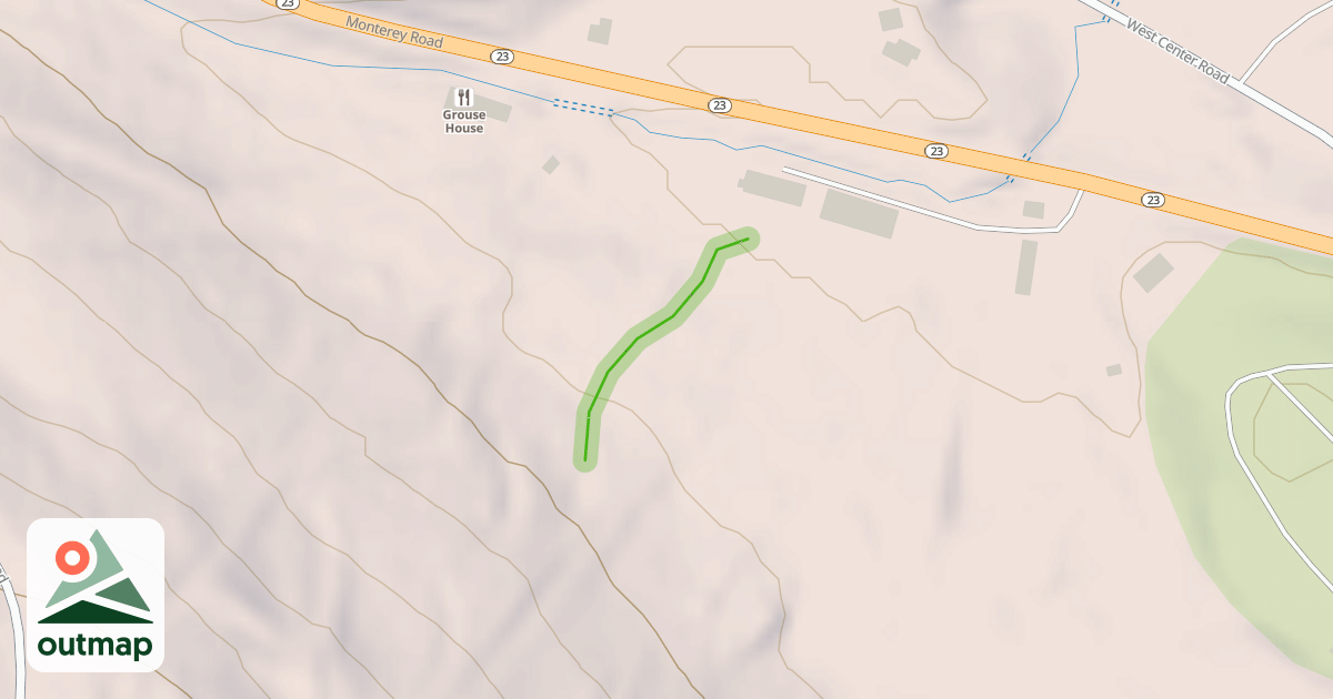 Map of Pony Slope