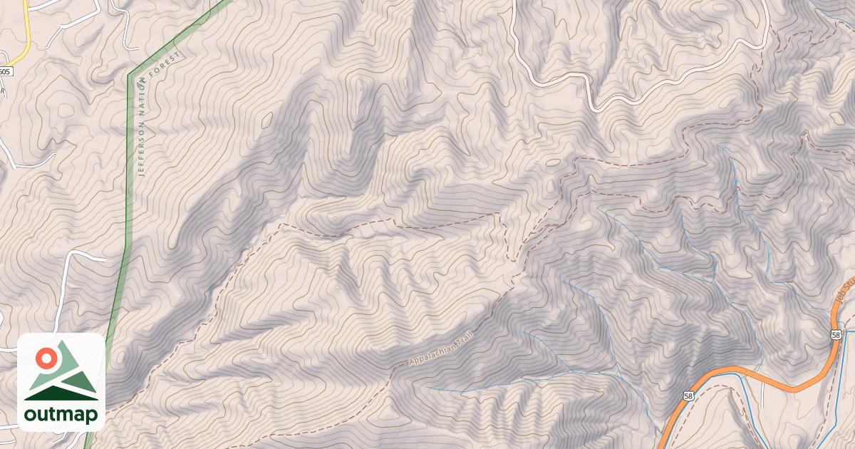 Map of Iron Mountain
