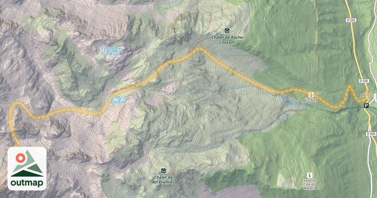 Map of Col de la Balmette — Articol