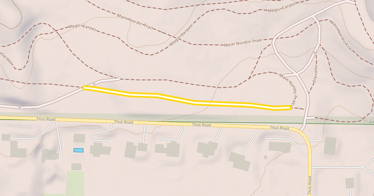 Map preview of Main Nordic Trail