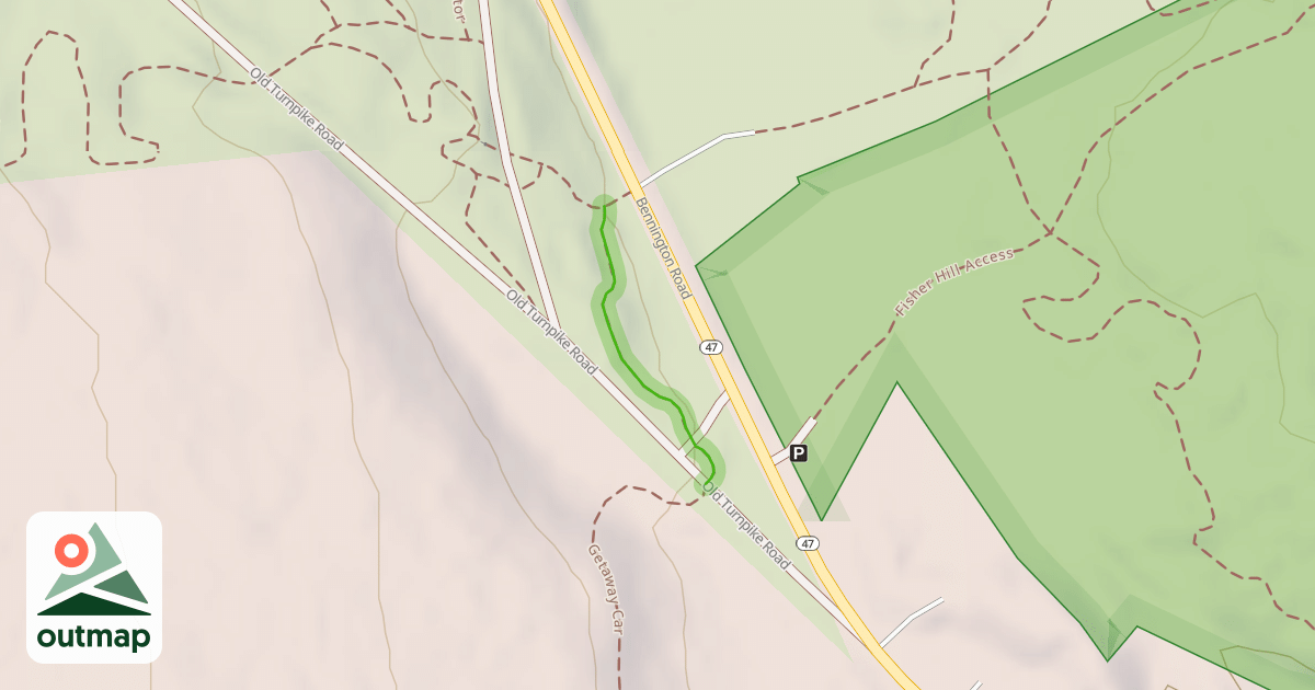 Map of T.E. Fisher Connector