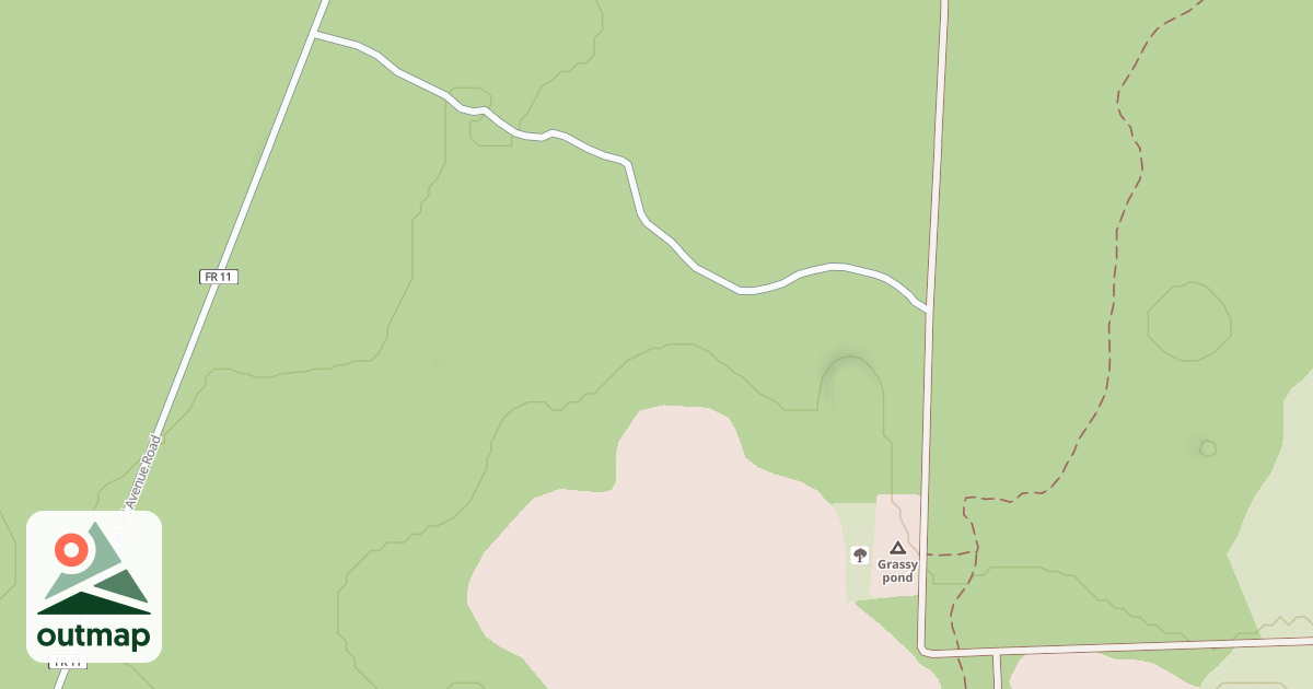 Map of GRASSY POND REC.