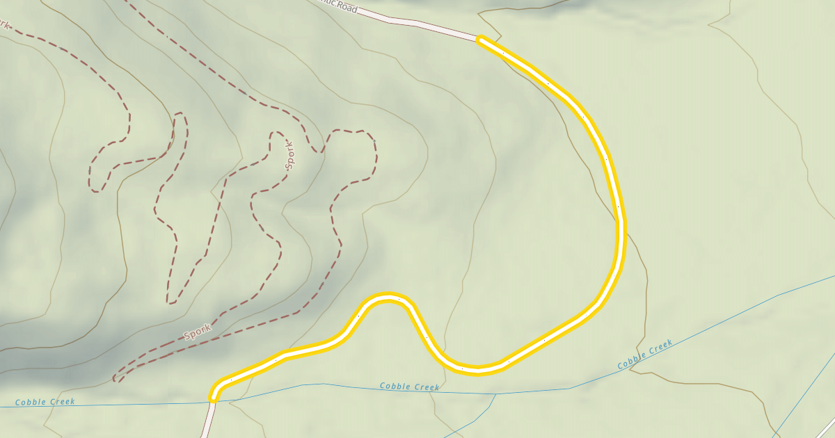 Map preview of Tintic Road