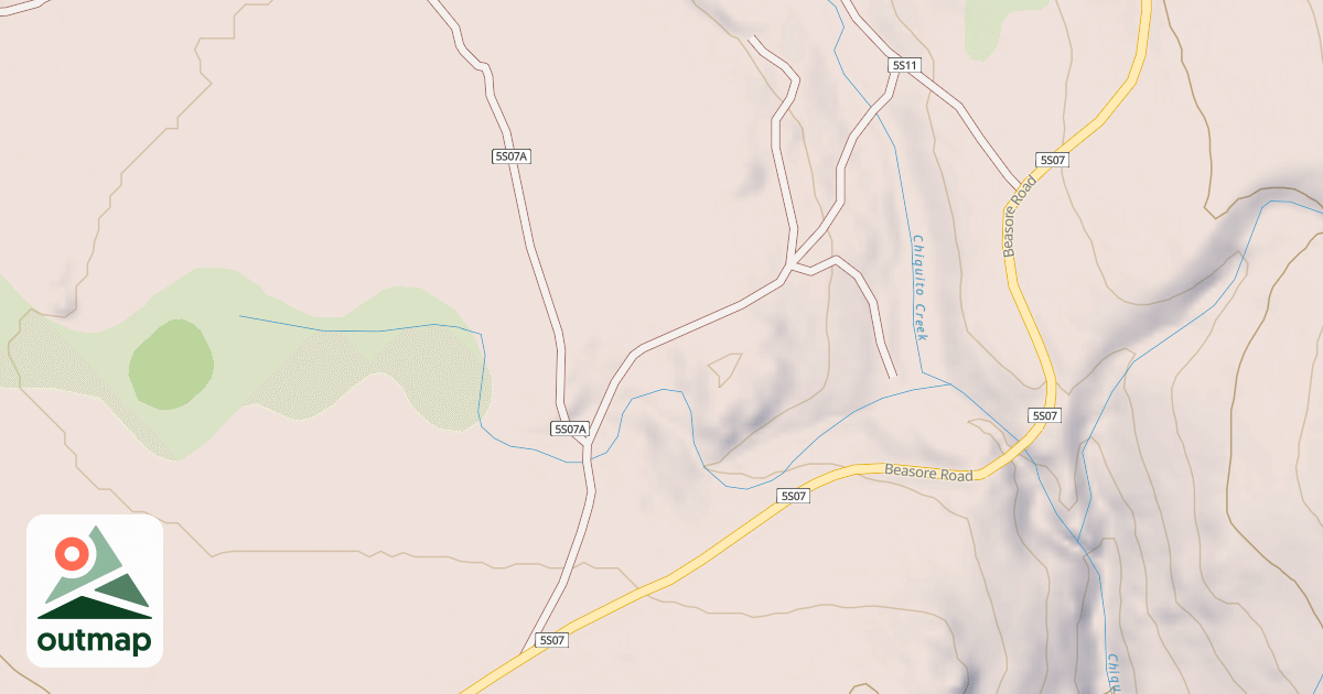 Map of BEASORE A SPUR