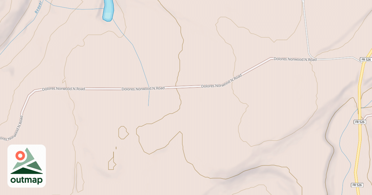 Map of DOLORES NORWOOD N