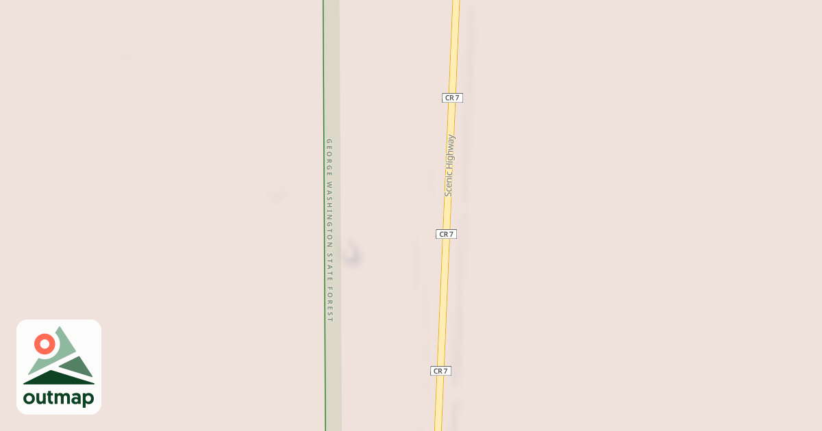 Map of B&B Connection Trail