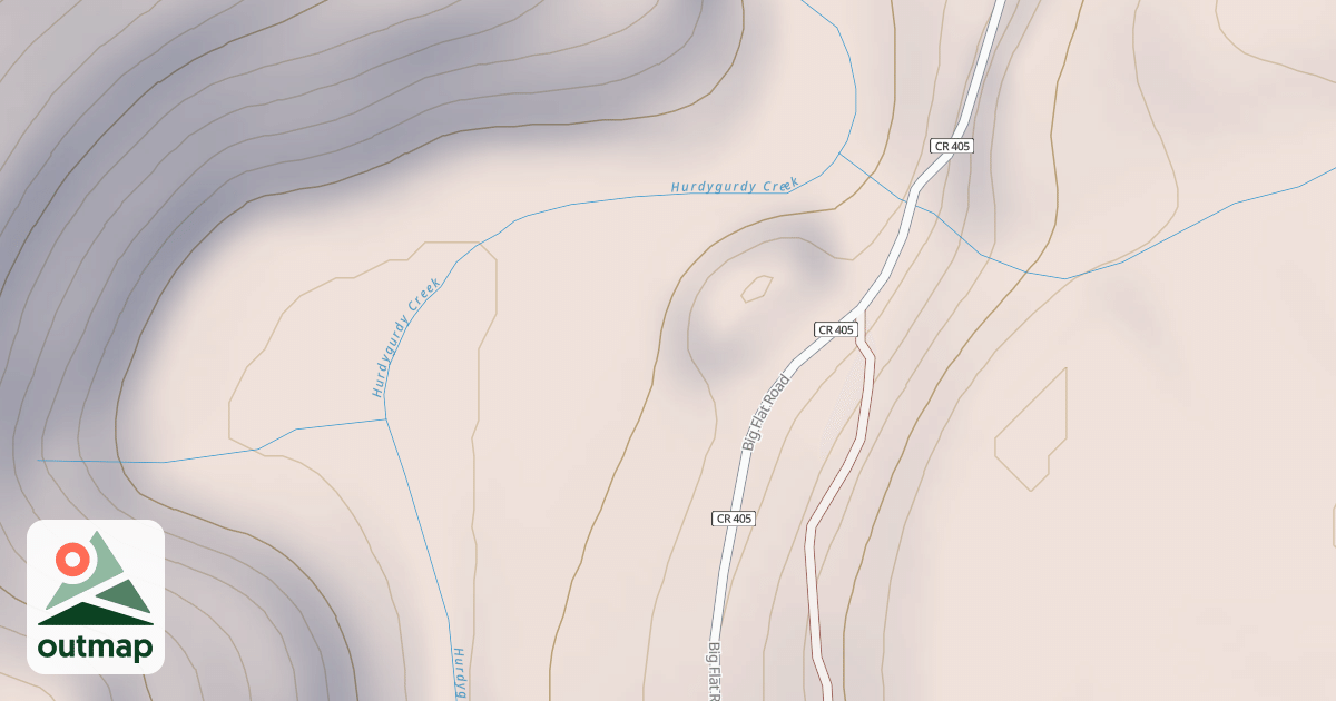 Map of ORO GRANDE