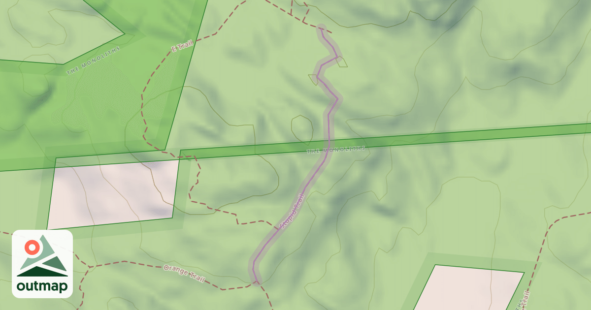 Map of Stupid Trail