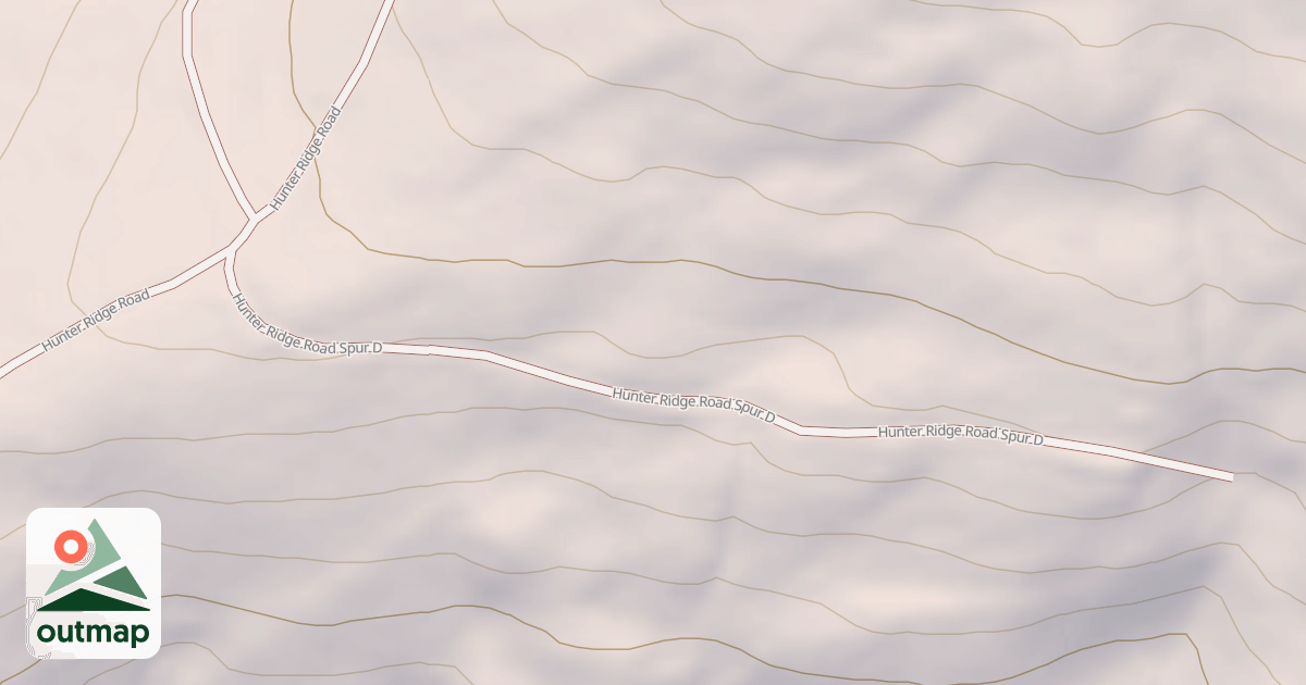 Map of HUNTER RIDGE SPUR D