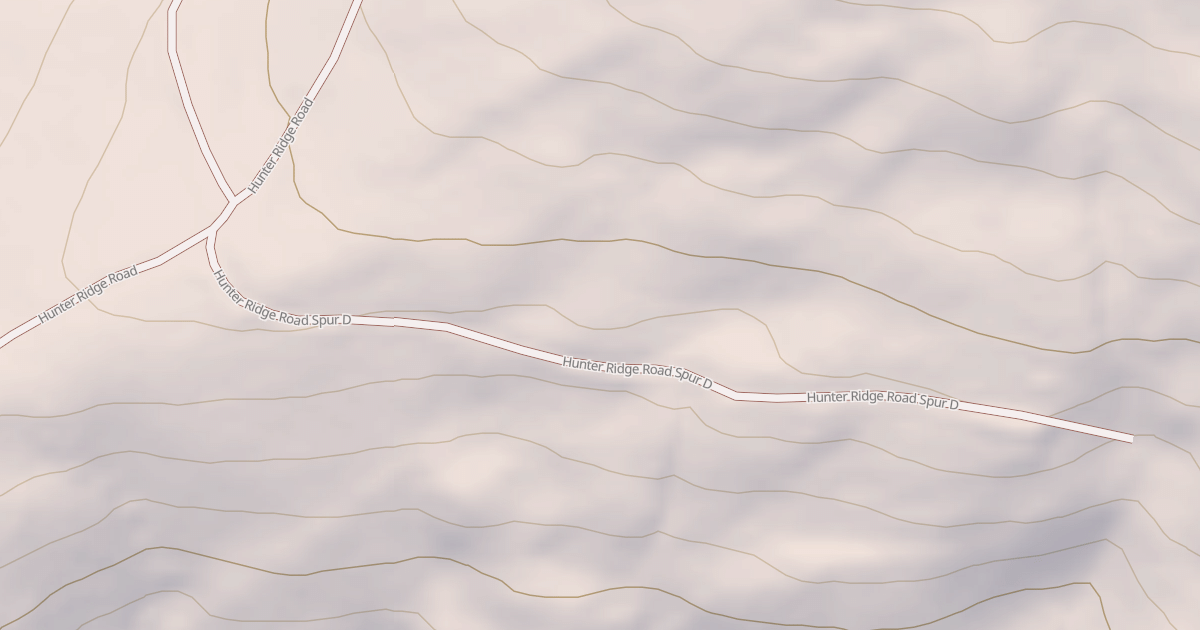 Map preview of HUNTER RIDGE SPUR D