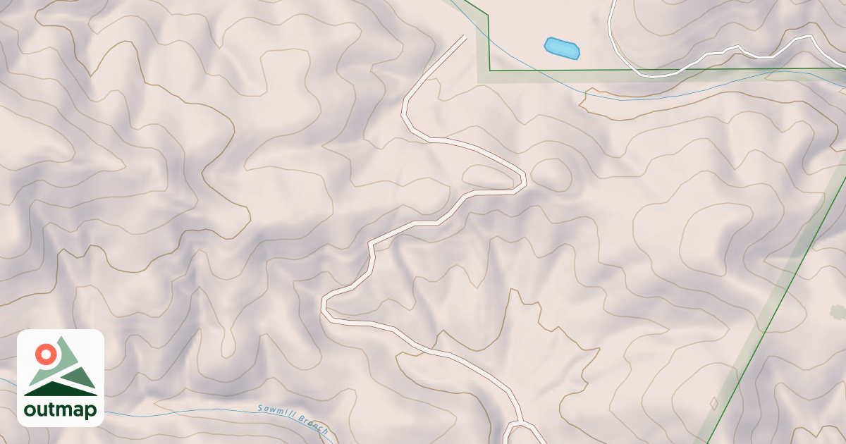 Map of GLADDEN RIDGE