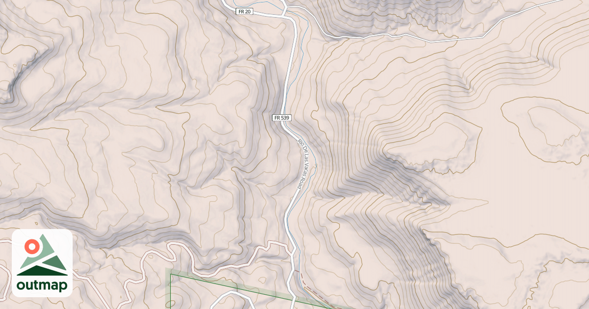 Map of RIO DE LAS VACAS