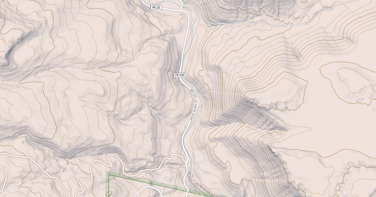 Map preview of RIO DE LAS VACAS