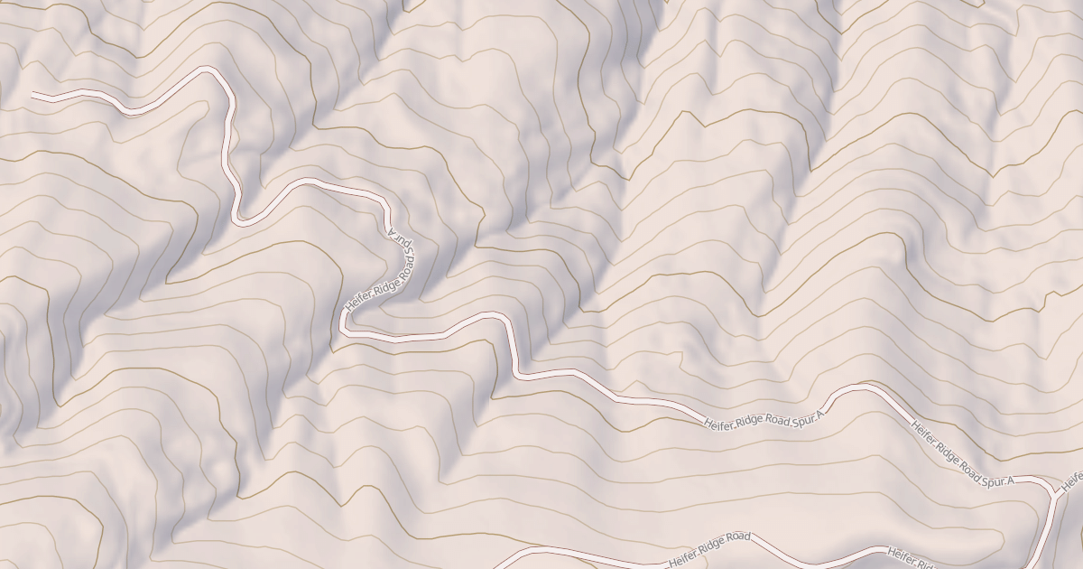 Map preview of HEIFER RIDGE SPUR A