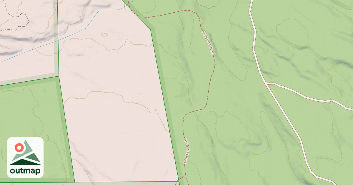 Map of Midstate Trail