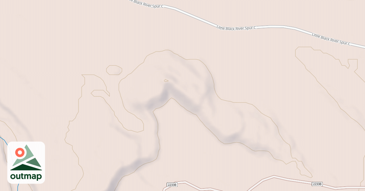 Map of 2233B SPUR R13F