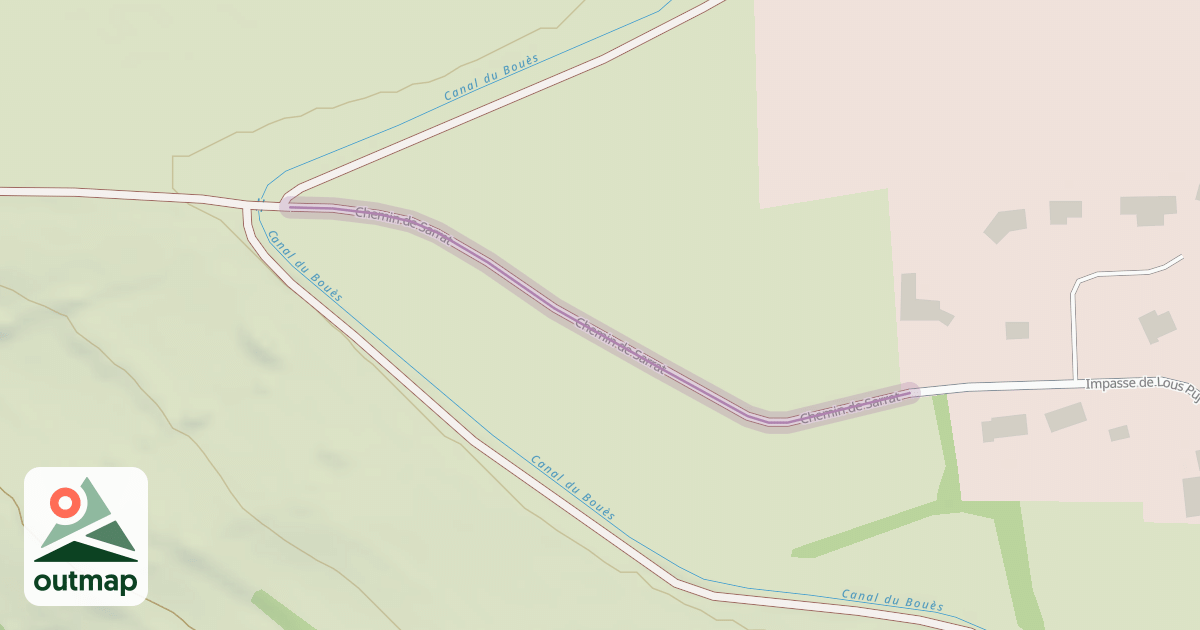 Map of Chemin de Sarrat