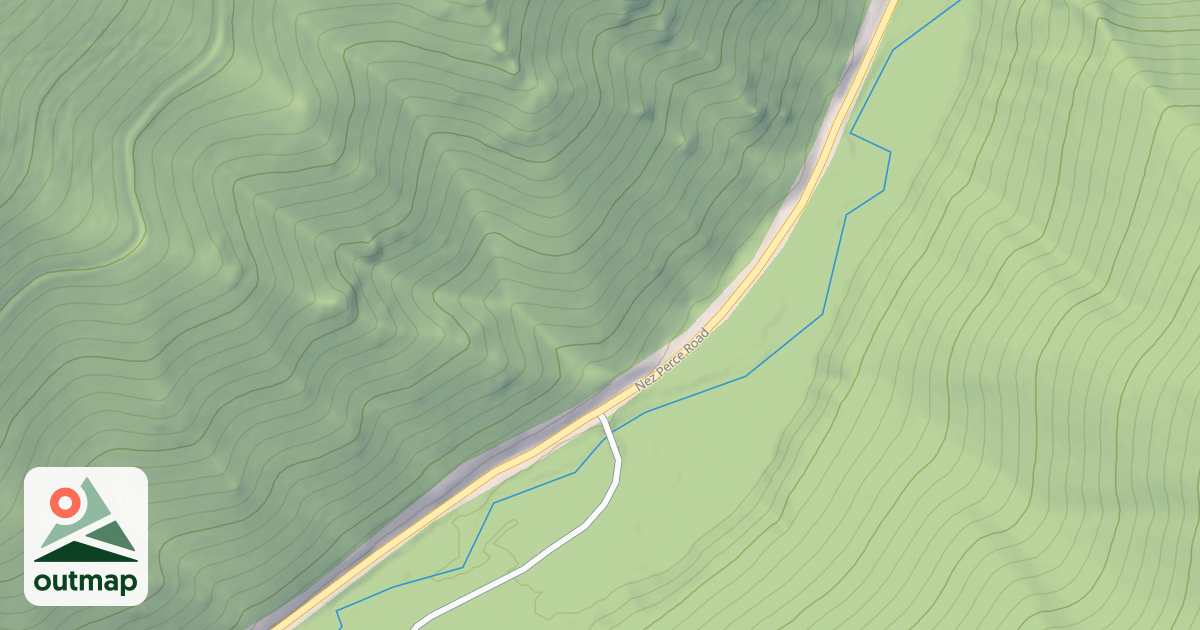 Map of (FDR) NEZ PERCE TRAIL