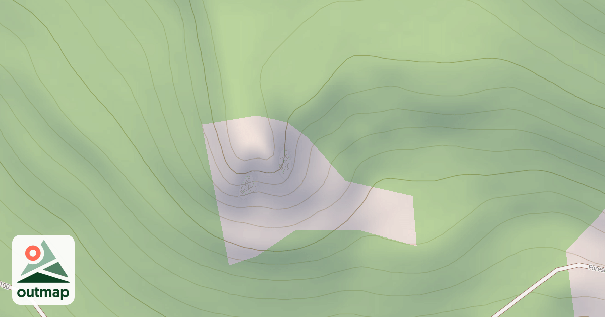Map of BLUFF THIN T.S.