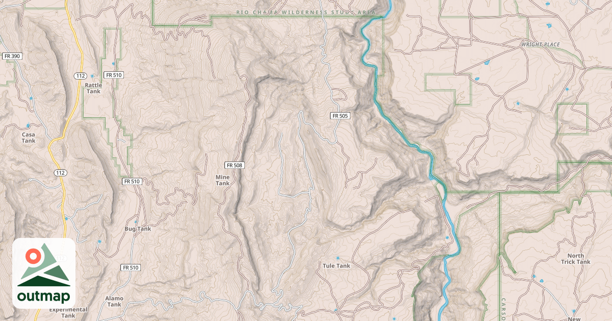 Map of POSO SPRGS