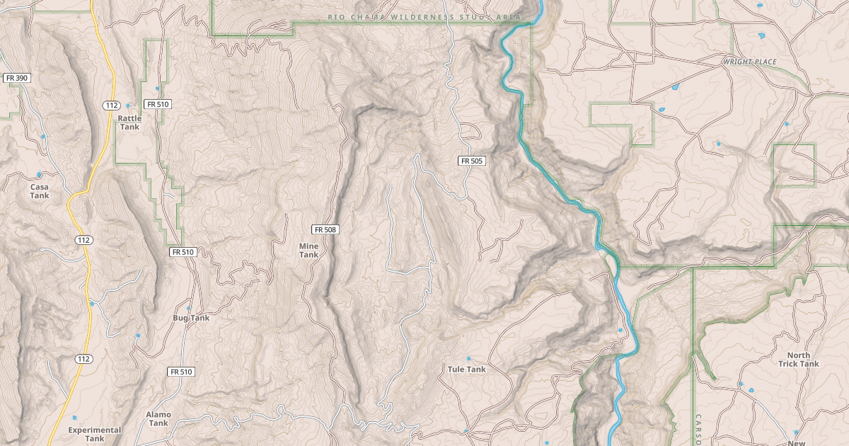 Map preview of POSO SPRGS