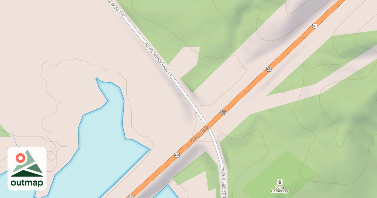 Map of LONG CREEK ROAD