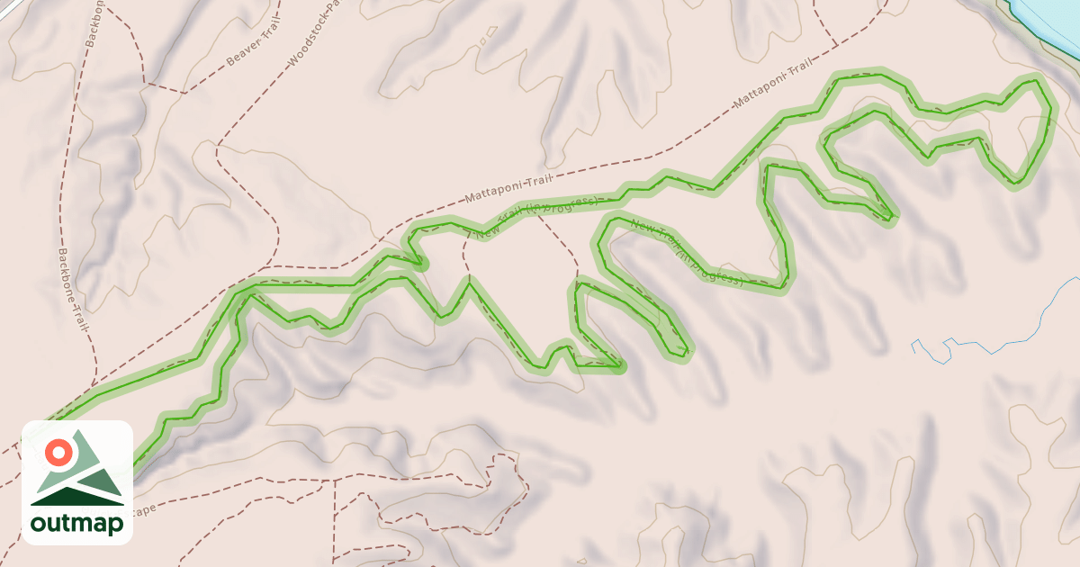 Map of New Trail (in progress)