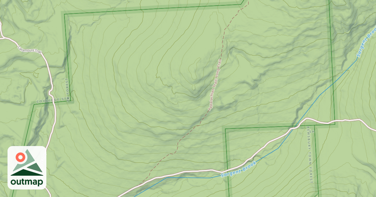 Map of Appalachian National Scenic Trail