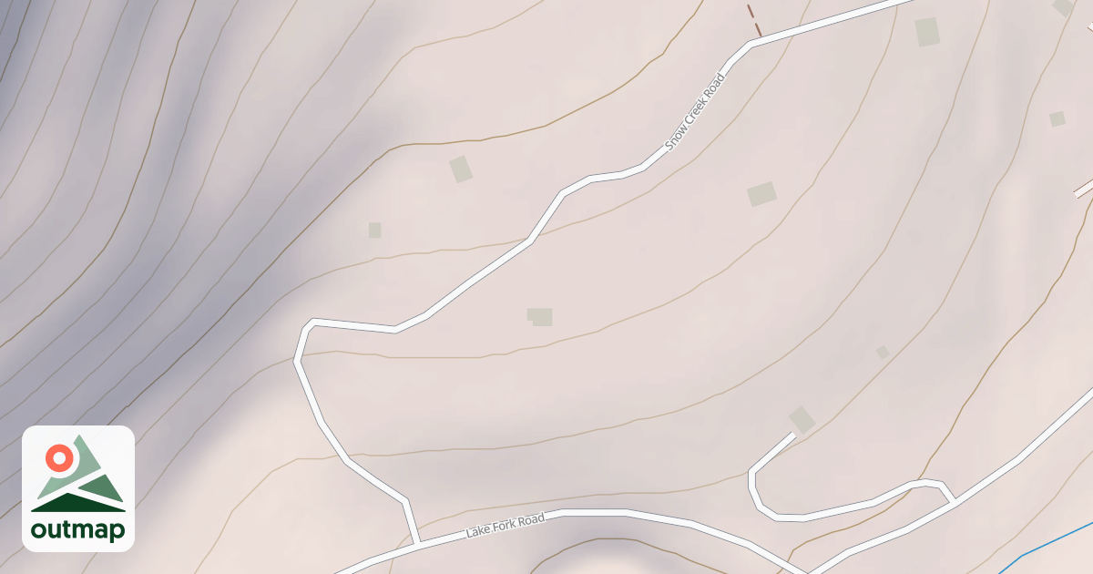 Map of SNOW CREEK SUMMER HOMES