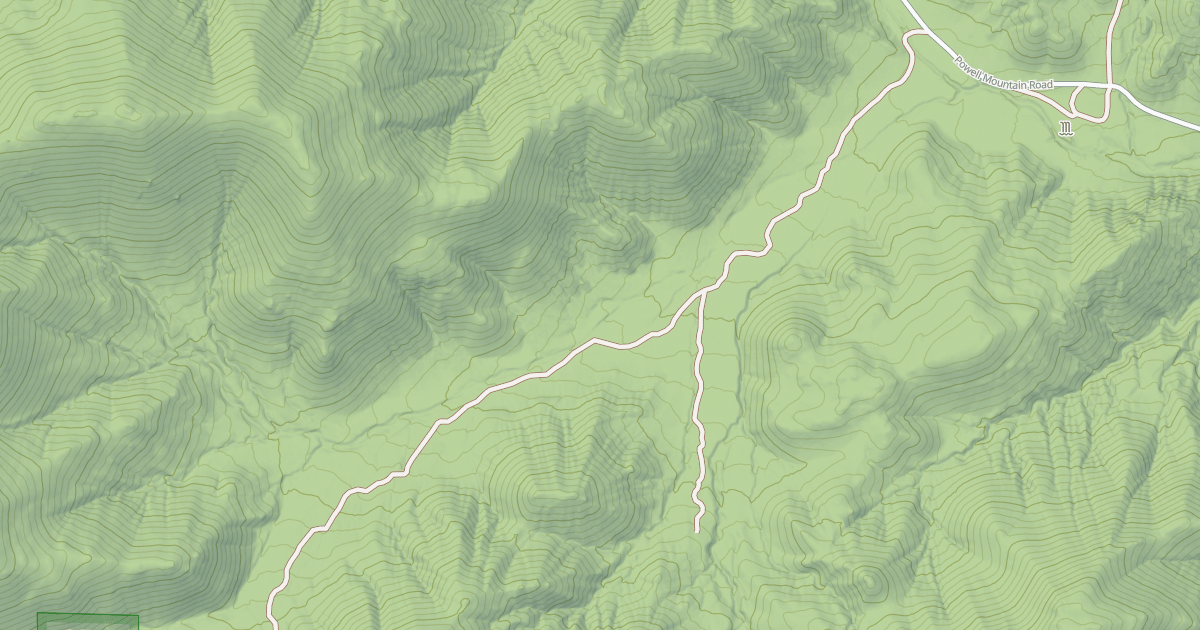 Map preview of HAY SPRING SPUR ROAD