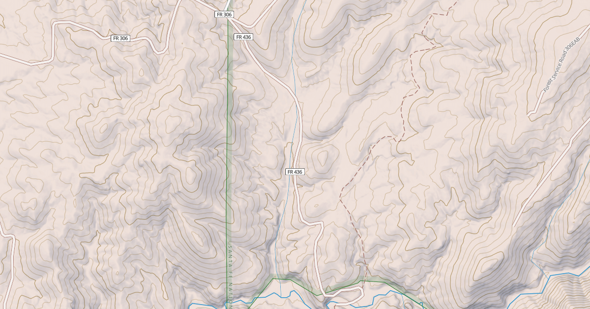 Map preview of USFS Motor Vehicle Use Map Roads {A117B32F-1A98-4C9A-B410-274565287079}