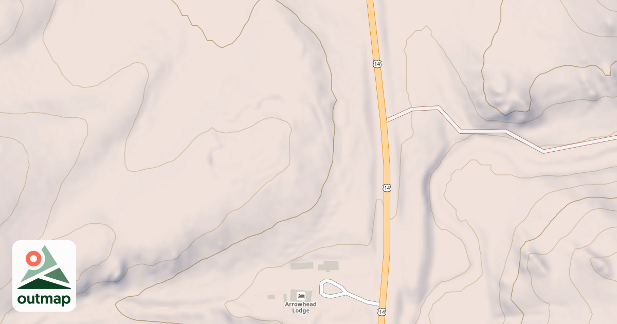 Map of ARROWHEAD LODGE