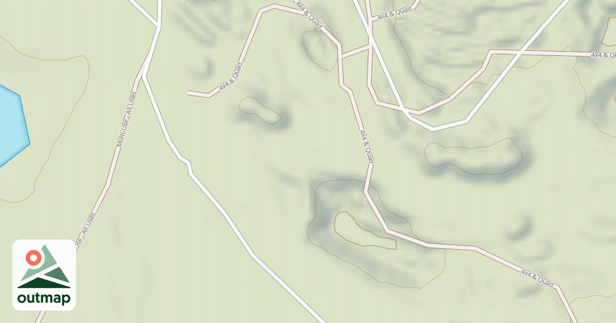 Map of Interlake State Recreation Area Trails