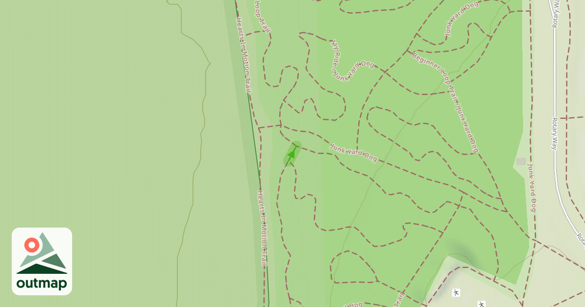Map of Beginner Loop Trail