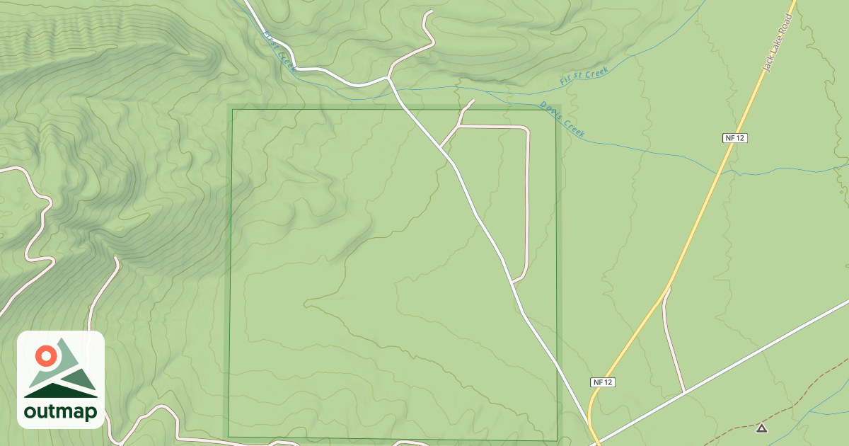 Map of ROUND LAKE