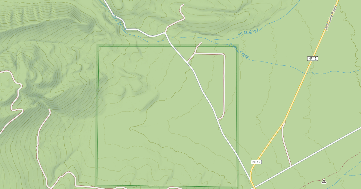 Map preview of ROUND LAKE